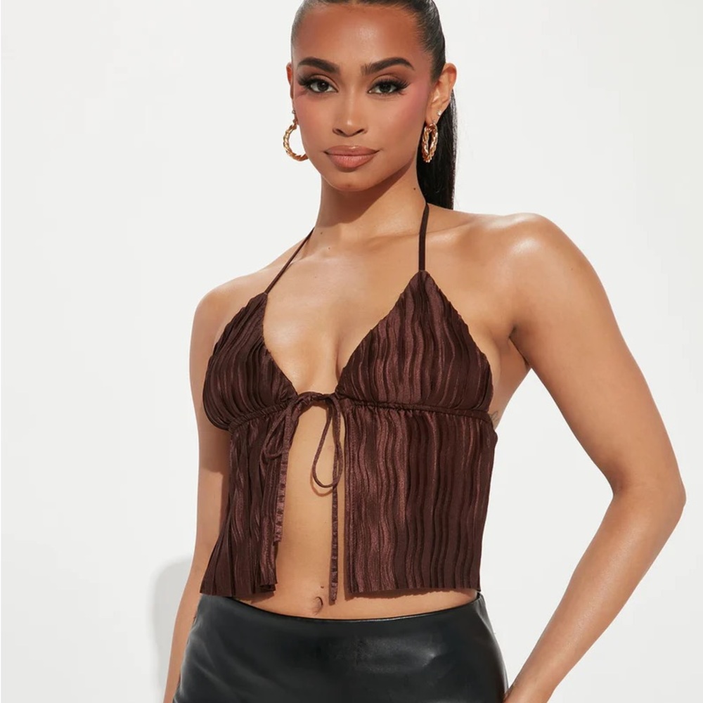 Fashion Nova Crazy For You Halter Top